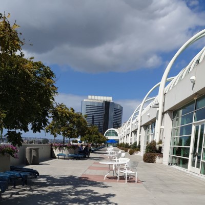 Outside of the San Diego Convention Centre