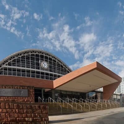 Entrance to Manchester Central, convention centre where the 14th Annual Biomarkers Congress was held.