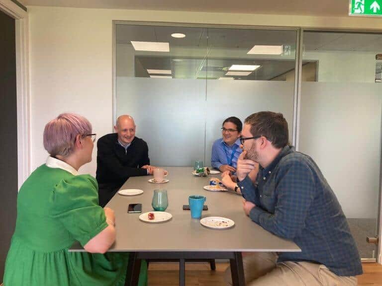 Staff in Fios Genomics Kitchen